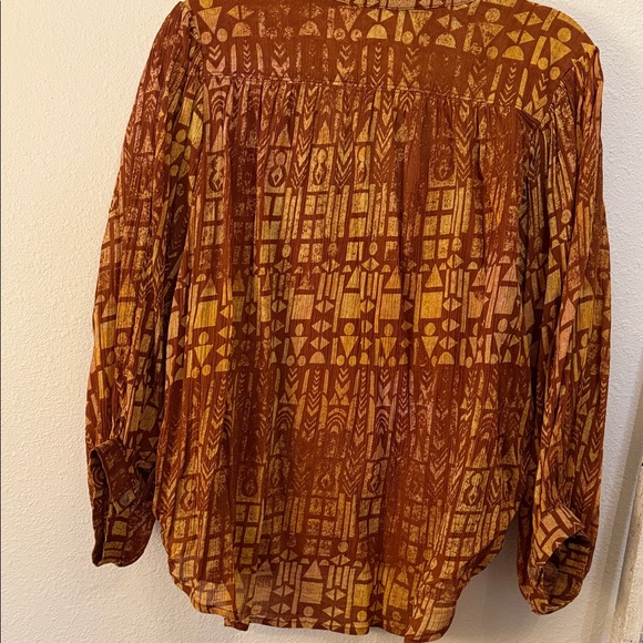 Pilcro Earthy Patterned Blouse - Picture 4 of 7